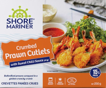 Prawn Cutlets - Crumbed 250g